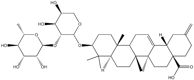 刺五加皂苷E 结构式