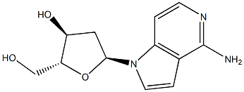 2'-deoxy-3,7-dideazaadenosine Structure