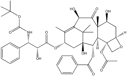 多西他赛,114977-28-5,结构式