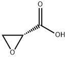 (R)-オキシラン-2-カルボン酸 化学構造式