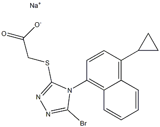 レシヌラドナトリウム 化学構造式