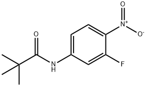 N-(3-fluoro-4-nitrophenyl)-2,2-dimethyl- Struktur