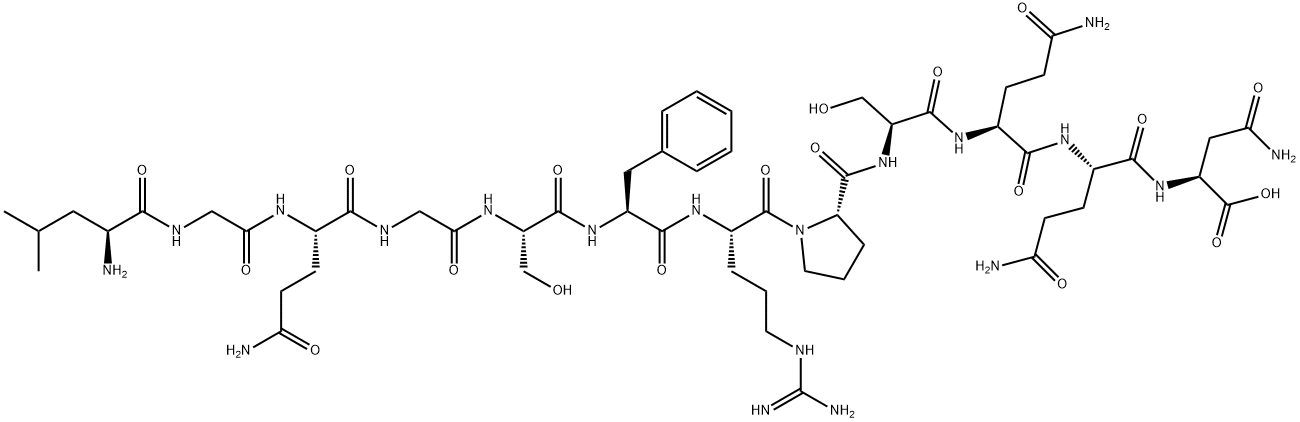 gliadin peptide A (206-217) 结构式