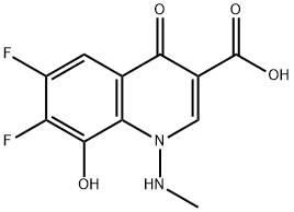 Marbofloxacin EP Impurity A Struktur