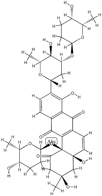 抗生素 OM-4842, 115626-67-0, 结构式