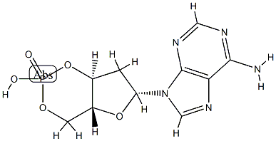 2'-deoxy cyclic AMP Structure