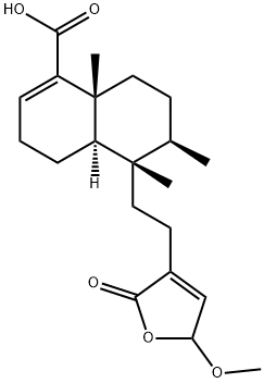 15,16-Dihydro-15-Methoxy-16-oxohardwickiic acid Struktur