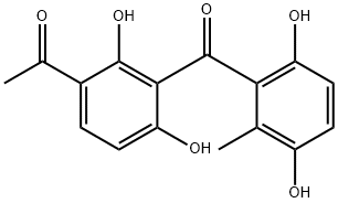 白首乌二苯酮, 115834-34-9, 结构式