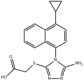Lesinurad Impurity 2, 1158970-37-6, 结构式
