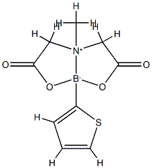 2-噻吩基硼酸甲基亚氨基二乙酸酯 结构式