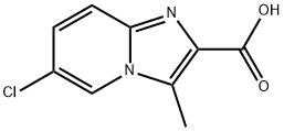 6-chloro-3-methyl-imidazo[1,2-a]pyridine-2-carboxylic acid Structure