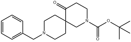 Tert-Butyl 9-benzyl-5-oxo-2,9-diazaspiro[5.5]undecane-2-carboxylate Structure