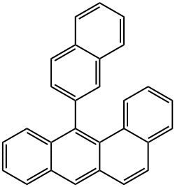 12-(2-萘基)苯[A]蒽, 116027-92-0, 结构式