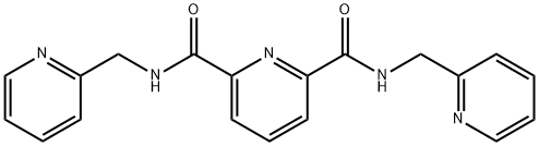 2-N,6-N-bis(pyridin-2-ylmethyl)pyridine-2,6-dicarboxamide Structure