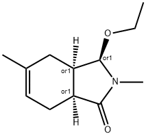 1H-Isoindol-1-one,3-ethoxy-2,3,3a,4,7,7a-hexahydro-2,5-dimethyl-,(3alpha,3abta,7abta)-(9CI)|