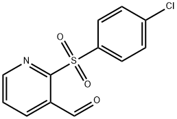 2-((4-Chlorophenyl)Sulfonyl)Nicotinaldehyde(WXC03056) Structure