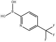 5-(trifluoromethyl)pyridin-2-ylboronic acid Struktur