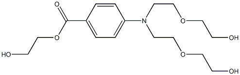 PEG-25 对氨基苯甲酸, 116242-27-4, 结构式