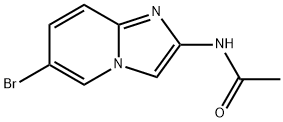N-(6-bromoH-imidazo[1,2-a]pyridin-2-yl)acetamide Struktur