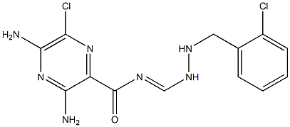 2-chlorobenzylamiloride Struktur