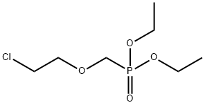 Diethyl [(2-chloroethoxy)methyl]phosphonate 化学構造式