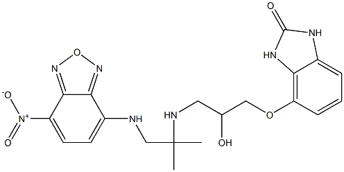 CGP 12177-NBD 结构式