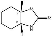 2(3H)-Benzoxazolone,hexahydro-7a-methyl-,(3aR,7aS)-rel-(9CI) Struktur