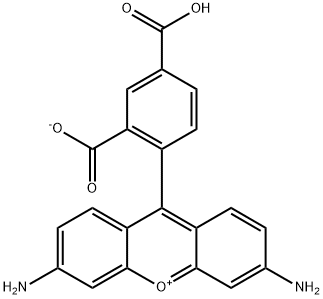 5(6)-CR 110 [5(6) - 羧基罗丹明110,盐酸盐],116763-35-0,结构式