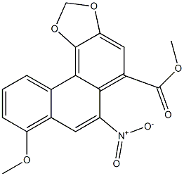 アリストロク酸Iメチルエステル 化学構造式
