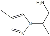 2-(4-methyl-1H-pyrazol-1-yl)-1-propanamine(SALTDATA: HCl) Struktur