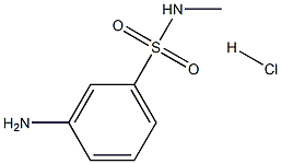 3-アミノ-N-メチルベンゼンスルホンアミド塩酸塩 化学構造式