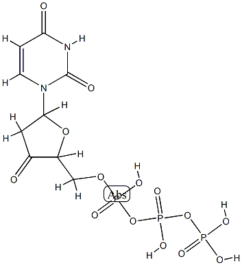 3'-keto-2'-deoxyuridine 5'-triphosphate Structure
