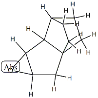 2H-2,4a-Ethanopentaleno[1,2-b]oxirene,  hexahydro-,  (1a-alpha-,1b-alpha-,2-bta-,4a-bta-,5a-alpha-)-  (9CI) Struktur