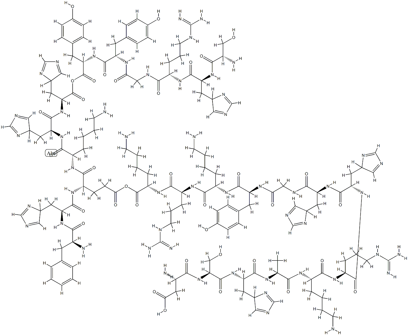 parotid salivary histidine-rich polypeptide Struktur