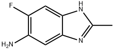 1H-Benzimidazol-5-amine,6-fluoro-2-methyl-(9CI) Structure