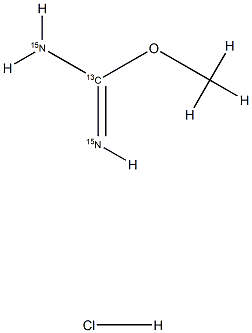 O-Methylisourea-13C,15N2  hydrochloride Structure