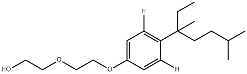 4-(3,6-ジメチル-3-ヘプチル)フェノール-3,5-D2 ジエトキシレート 10ΜG/ML 化学構造式