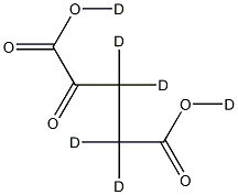 α-Ketoglutaric  acid-d6,  α-Ketopentanoic  acid-d6 Structure