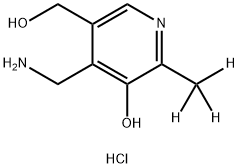 Pyridoxamine-[D3] dihydrochloride (Vitamin B6-[D3]) Struktur