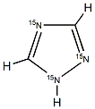1,2,4-Triazole-15N3 Structure