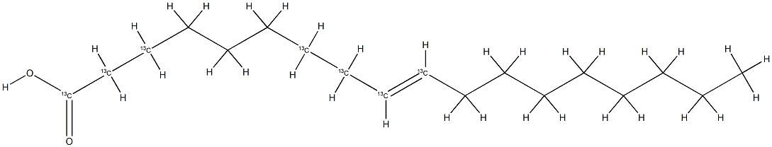 Oleic acid-1,2,3,7,8,9,10-13C7