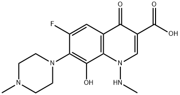 麻保沙星EP杂质D 结构式