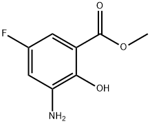METHYL 3-AMINO-5-FLUORO-2-HYDROXYBENZOATE, 1175529-01-7, 结构式