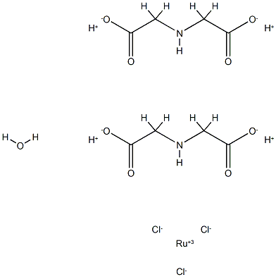 iminodiacetic acid-ruthenium (III) complex Struktur