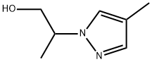 2-(4-メチル-1H-ピラゾール-1-イル)-1-プロパノール 化学構造式