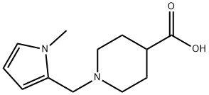 1-[(1-methyl-1H-pyrrol-2-yl)methyl]-4-piperidinecarboxylic acid(SALTDATA: 1.2H2O) Structure