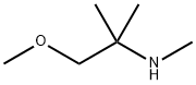 (2-メトキシ-1,1-ジメチルエチル)メチルアミン 化学構造式