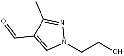 1-(2-hydroxyethyl)-3-methyl-1H-pyrazole-4-carbaldehyde Structure
