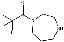 1-(トリフルオロアセチル)-1,4-ジアゼパン HYDROCHLORIDE 化学構造式