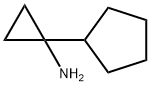 (1-シクロペンチルシクロプロピル)アミン 化学構造式